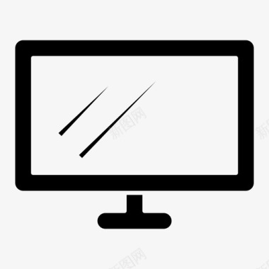 显示器计算机lcd图标图标