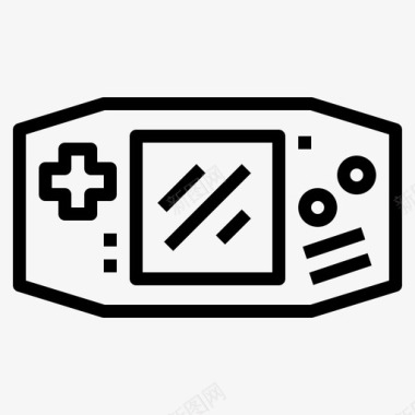 游戏男孩电子产品游戏玩家图标图标