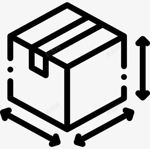 包装包装5线性图标svg_新图网 https://ixintu.com 包装 线性