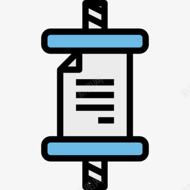 压缩文件和文件夹20线性颜色图标图标