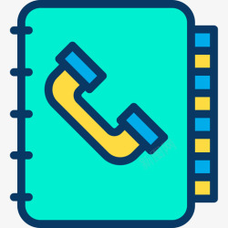 触点线触点办公室128线颜色图标高清图片