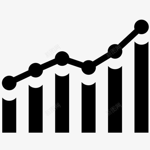 增长分析财务增长图标svg_新图网 https://ixintu.com 分析 利润 图表 增长 财务