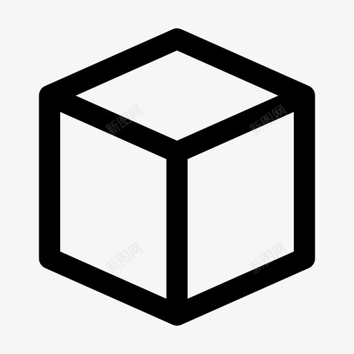 立方体长方体立方体形状图标svg_新图网 https://ixintu.com Uux 形状 立方体 长方体