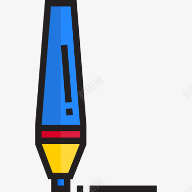 记号笔办公用品4线颜色图标图标