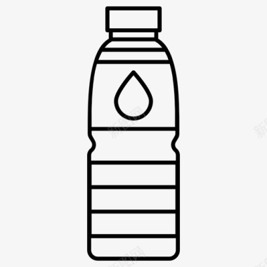 瓶装水晚餐饮料图标图标