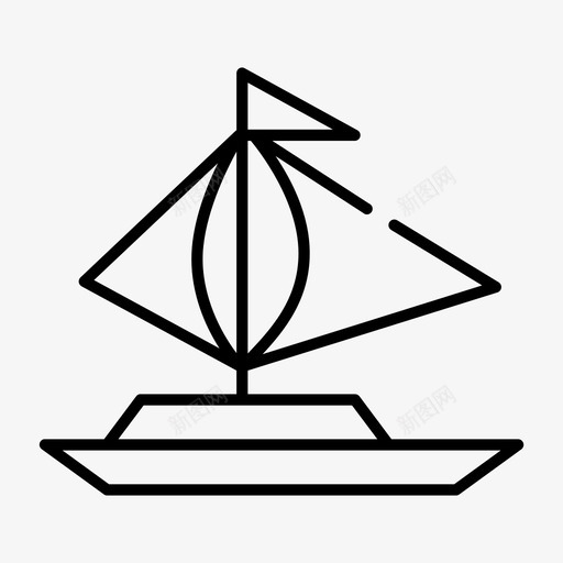 帆船轮船船艇图标svg_新图网 https://ixintu.com 夏季 帆船 船艇 轮船 间隙