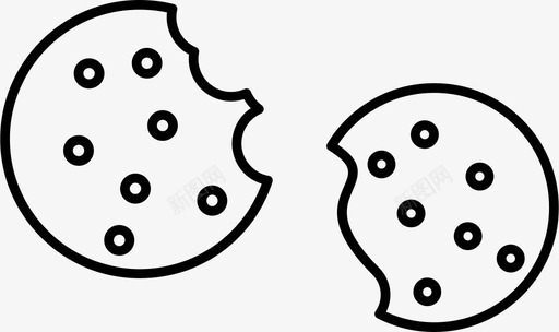饼干吃的食物图标图标