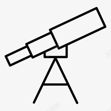 望远镜天文学星系图标图标
