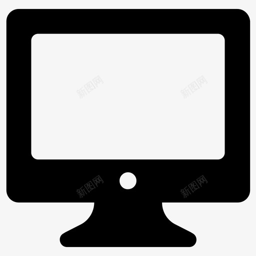 屏幕桌面设备图标svg_新图网 https://ixintu.com 屏幕 显示器 桌面 监视器 设备