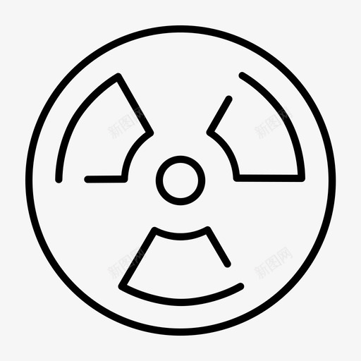 辐射能量辐射危害图标svg_新图网 https://ixintu.com 其他 危害 圆形 环形 能量 辐射