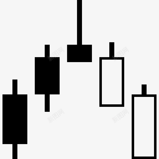 蜡烛棒图表信息图表图标svg_新图网 https://ixintu.com 信息图表 图表 股票 蜡烛棒