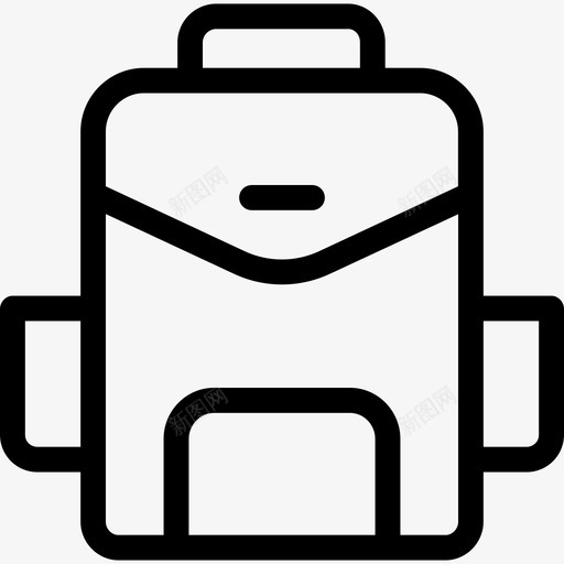 背包教育和学校直系图标svg_新图网 https://ixintu.com 学校 教育 直系 背包