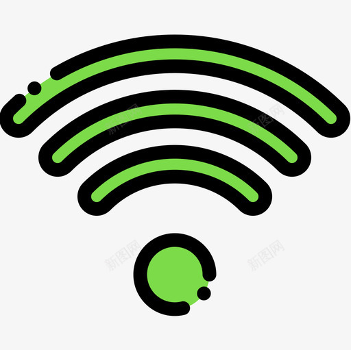 Wifi摄像头接口19线性颜色图标svg_新图网 https://ixintu.com Wifi 摄像头接口19 线性颜色