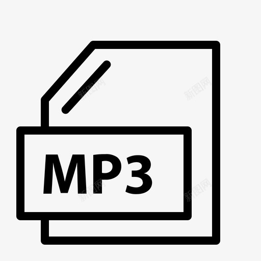 mp3文件夹文件音频文件图标svg_新图网 https://ixintu.com mp3 多媒体 文件 文件夹 音乐 音频