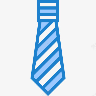 领带办公用品6蓝色图标图标