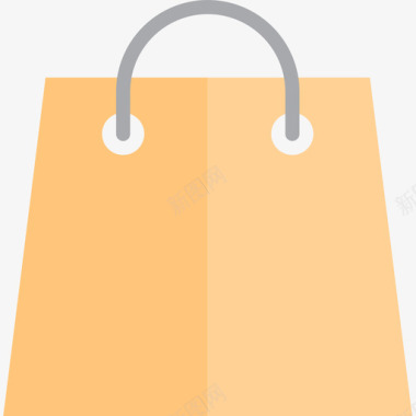购物袋必需品在线营销扁平图标图标