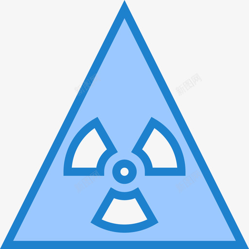 放射性污染15蓝色图标svg_新图网 https://ixintu.com 放射性 污染 蓝色