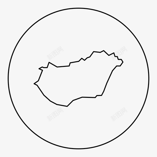 匈牙利地图布达佩斯欧洲图标svg_新图网 https://ixintu.com 匈牙利 地图 地理 布达佩斯 欧洲