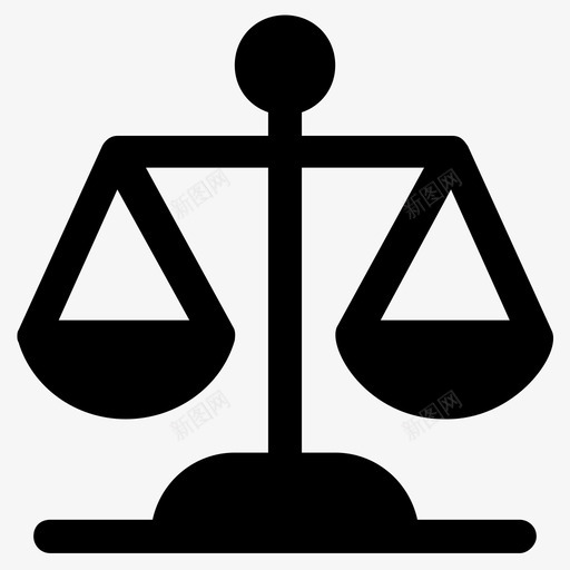 体重秤平衡正义观图标svg_新图网 https://ixintu.com 体重秤 商业字形图标 天秤座 平衡 正义观 测量仪器