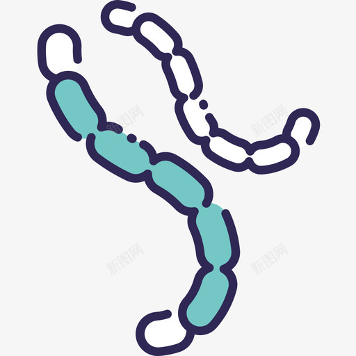 芽孢杆菌细菌2线状颜色图标svg_新图网 https://ixintu.com 杆菌 线状 细菌 芽孢 颜色