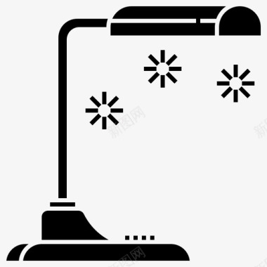 灯灯泡电子图标图标