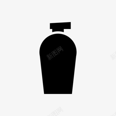 香水时尚肥皂分配器图标图标