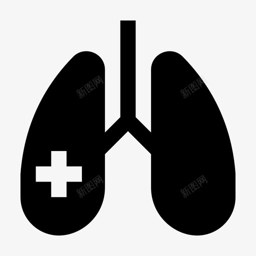 肺香烟疾病图标svg_新图网 https://ixintu.com 健康 医药 污染 疾病 雕文 飞龙 香烟