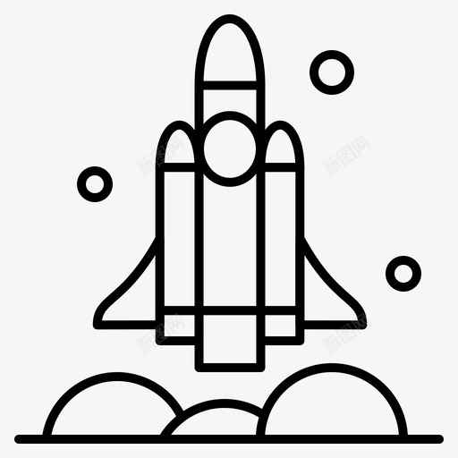 发射器火箭宇宙飞船图标svg_新图网 https://ixintu.com 发射器 宇宙飞船 火箭 美国 美国常规航线 运输