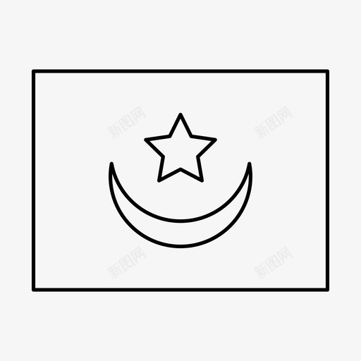 毛里塔尼亚国旗国家世界旗帜图标svg_新图网 https://ixintu.com 世界旗帜 国家 毛里塔尼亚国旗