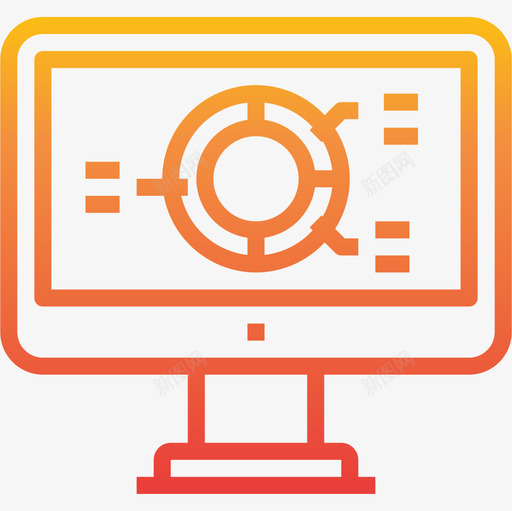 分析会议5梯度图标svg_新图网 https://ixintu.com 会议5 分析 梯度