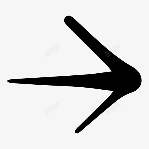 手绘箭头装饰性定向图标svg_新图网 https://ixintu.com 定向 导航 手绘 箭头 装饰性