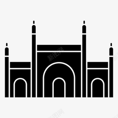 伊嘎清真寺伊达嘎清真寺阿富汗图标图标