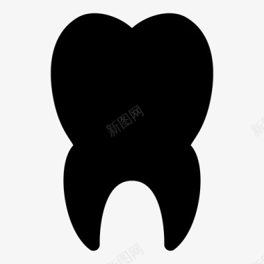 口腔医生龋齿牙齿图标图标