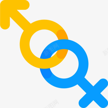 性别科学87平淡图标图标