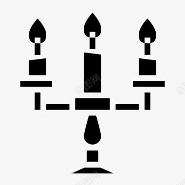 蜡烛烛台家具图标图标