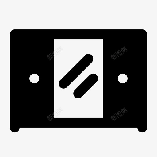 衣柜橱柜家具图标svg_新图网 https://ixintu.com 储藏室 家具 橱柜 衣柜 镜子