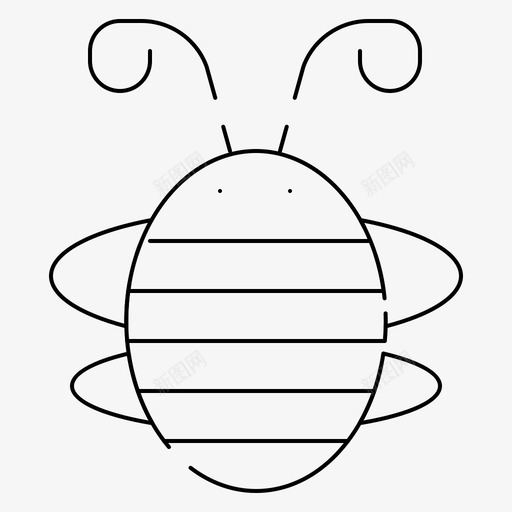 蜜蜂蜂虫甲虫图标svg_新图网 https://ixintu.com 季节 春天 瓢虫 甲虫 虚线 虫子 蜂虫 蜜蜂