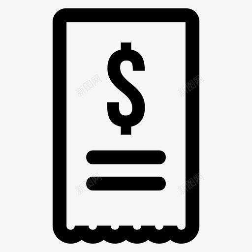 帐单帐单付款业务图标svg_新图网 https://ixintu.com 业务 发票 帐单 帐单付款 收据
