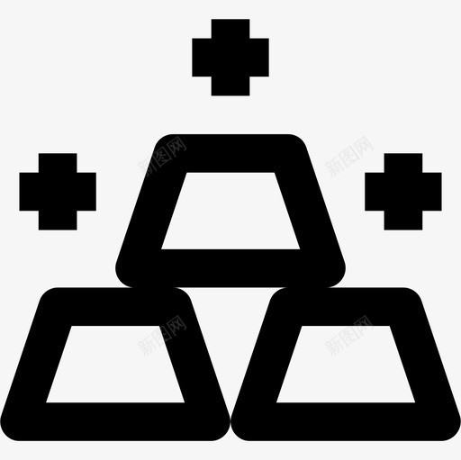 黄金西部5直线型图标svg_新图网 https://ixintu.com 直线 线型 西部 黄金