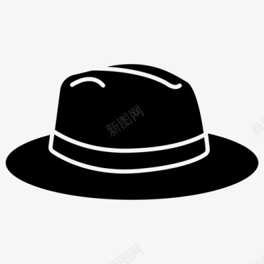 男式帽子配件服装图标图标