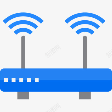 Wifi通讯互联网3扁平图标图标