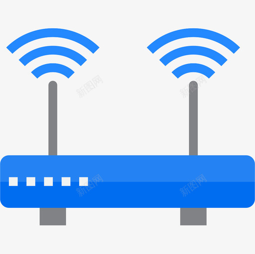 Wifi通讯互联网3扁平图标svg_新图网 https://ixintu.com Wifi 互联网 扁平 通讯