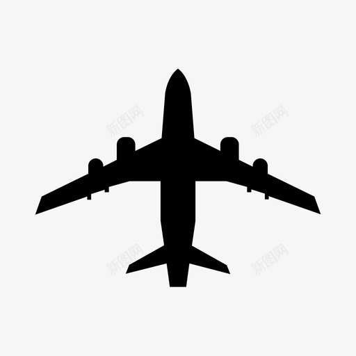 飞机商务天空图标svg_新图网 https://ixintu.com 商务 天空 旅行 速度 飞机