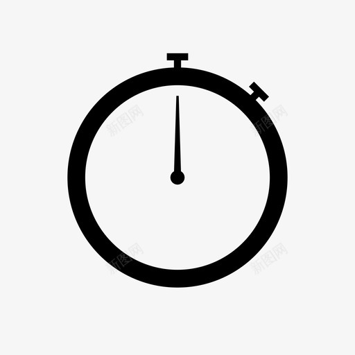 计时器时钟秒表图标svg_新图网 https://ixintu.com 时钟 秒表 计时器