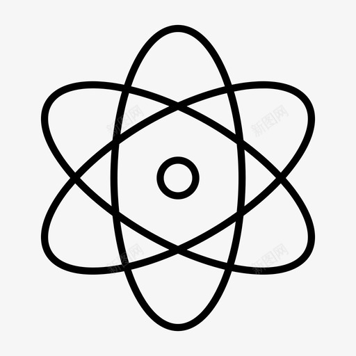 科学原子教育图标svg_新图网 https://ixintu.com 原子 教育 科学