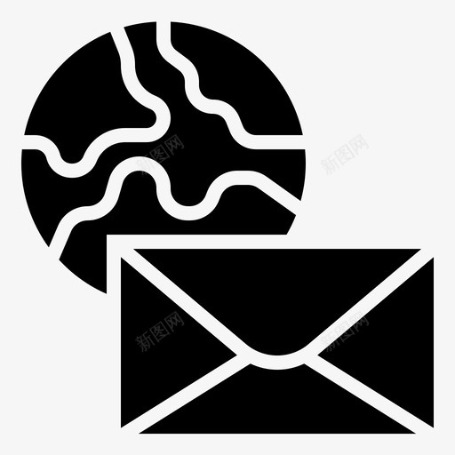 全球邮件国际海外图标svg_新图网 https://ixintu.com 信箱 全球 国际 标志 标志符 海外 符号 邮件 邮政