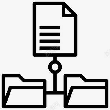 文件管理文件纸张图标图标