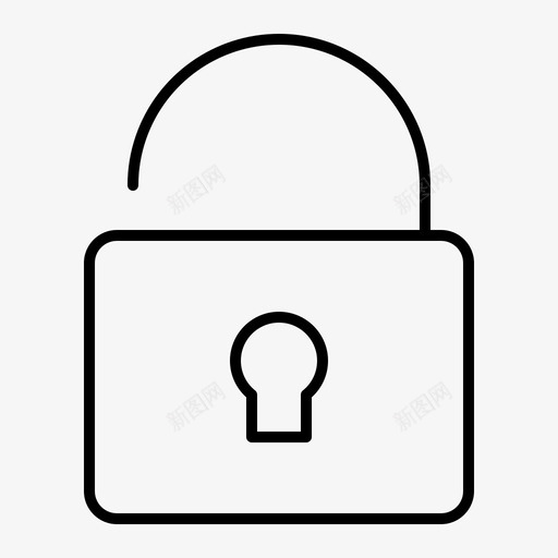 解锁安全基本ui元素常规行图标svg_新图网 https://ixintu.com ui 元素 基本 安全 常规 解锁
