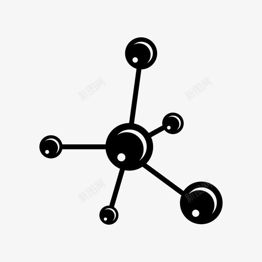 分子实验室科学图标svg_新图网 https://ixintu.com 分子 实验室 实验室图标 科学 符号