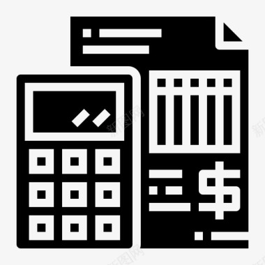 会计商务计算器图标图标